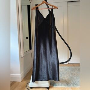 Slip dress. Black VINCE. Size small.